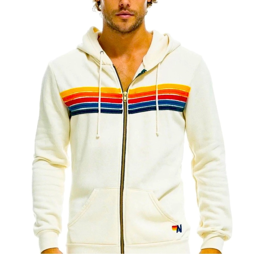 Five Strip Aviator Nation Hoodie - Size Medium